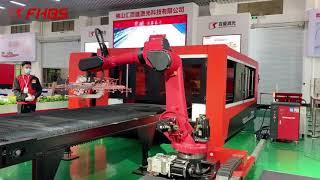 Baisheng Laser - Steel Coil Laser Cutting Machine Works With Automatic Robotic Unloading Arm