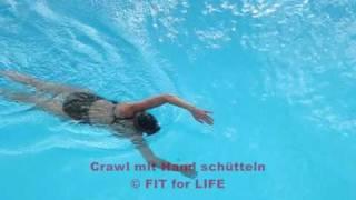 Crawl mit Hand schütteln