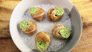 Escargots Snails In Garlic Butter - How To Cook Snails | All Time French Classics