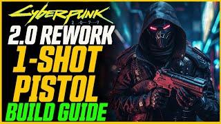 1-SHOT Pistol Build is INSANE! Cyberpunk Phantom Liberty 2.0 Build Guide (Very Hard Difficulty)