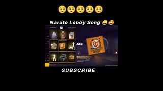 Naruto Lobby Theme Song  FF x Naruto collaboration  ff new event/free fire new event#shorts#ff