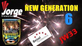 Fette Zerleger in 30mm: JORGE New Generation 6 (JW33)    #Beisel #Feuerwerk #Silvester #Batterietest