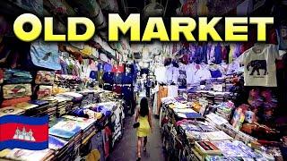 Siem Reap Old Market Walking Tour  Cambodia Vlog