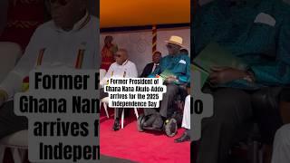Formal president of Ghana Nana Akufo-Addo arrives for the Independence Day celebration  #ghana