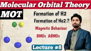 Molecular Orbital Theory || MOT || BMOs and ABMOs|| Bond Order || Magnetic Behaviour|| H2 Formation