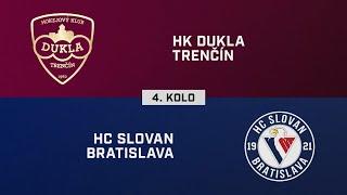 4. kolo: HK Dukla Trenčín - HC Slovan Bratislava 5:8