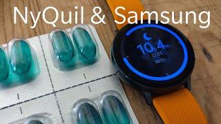 Samsung & NyQuil... the 10 hour sleep study