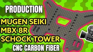 CNC Carbon Fiber  Cutting And Milling In Water RC Cars Mugen MBX-8R Production