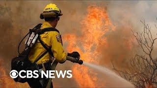 Extreme heat exacerbates Southern California's Fairview Fire