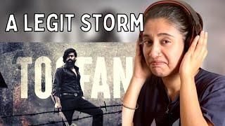 Toofan Lyric Video Reaction (Hindi & Kannada ) | KGF Chapter 2 | Rocking Star Yash | Ashmita Reacts