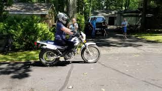 Learning to ride a motorcycle