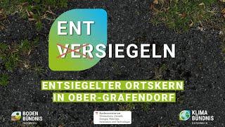 Entsiegelter Ortskern in Ober-Grafendorf