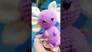 Cute Axolotl Amigurumi Free Crochet Patterns and Video tutorials for beginners