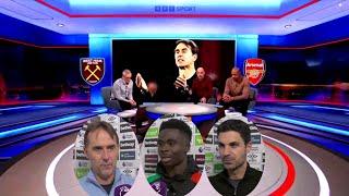 MOTD West Ham vs Arsenal 2-5 Gunners Back In Title Race | Mikel Arteta & Saka Interview