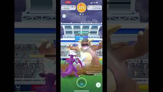 Kangaskhan is teaching is kid how to fight