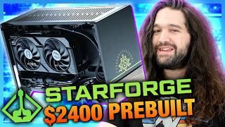 Actually Good: $2400 Starforge Pre-Built Gaming PC Review (Lowkey Fractal Terra ITX)