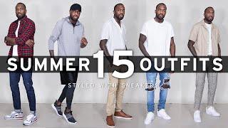 15 Summer Outfits w/ Sneakers To Wear This Summer | Men's Fashion Inspiration | I AM RIO P.