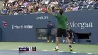 US Open 2014 Roger Federer vs Marcel Granollers