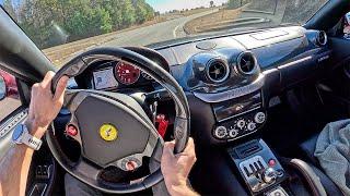 Screaming Ferrari 599 GTB Manual - Straight Piped V12 Sounds Like F1 Car (POV Review)