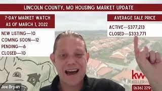 Lincoln County MO Market Update (01 March 2022)