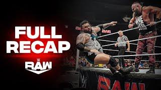 Full Raw highlights: Sept. 30, 2024