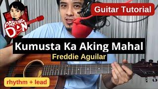 KUMUSTA KA AKING MAHAL guitar tutorial, lead & plucking |  FREDDIE AGUILAR