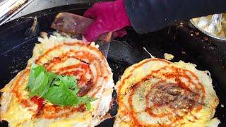 Chinese omelet - Taiwanese Street Food Food