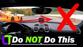 Safety tips for PASSING at track days