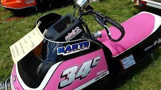 1972 SKI DOO ELAN VINTAGE SNOWMOBILE AT BOONVILLE NY VINTAGE SNOWMOBILE SHOW