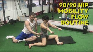 Kinstretch 90/90 Hip Mobility Flow Routine (Open Up Your Hips)