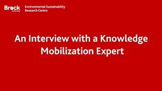 An Interview with a Knowledge Translation Expert