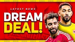 Amorim BRUNO Transfer Warning! Cunha LATEST! Barca WANT Rashford! Man Utd Transfer News