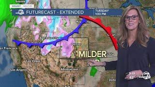 Sunny skies to start the week, then another cold front