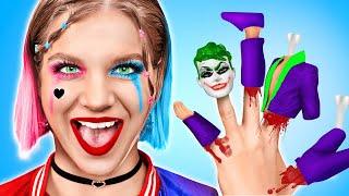 TRANSFORMATION ultime du JOKER !  Astuces et gadgets extrêmes de HARLEY QUINN par La La L’R Games