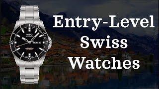 Entry Level Swiss Watches | From $100-$1,000