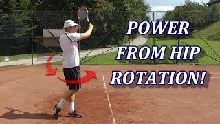 How To Get Power From Your Hips In Tennis