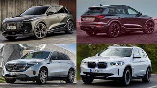 2024 Audi Q6 e-tron VS Mercedes Benz EQC vs BMW iX3