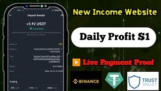 New Income Website 2024 | Daily Profit $1 | Longterm Project | Dollar Income Website