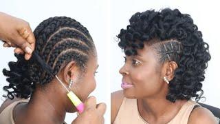 Budget-Friendly Short Curly Crochet Braid Hairstyle:Easy And Stylish Method using braid extension