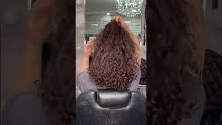 Perm. Thin hair