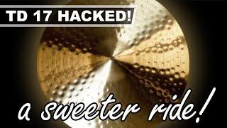 Roland TD 17 Ride Cymbal: improve your ride sound and feel