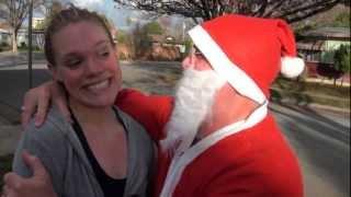 Katie Werner Gets Her Bad Santa Christmas Wish! Chris Hennessy is Bad Santa Jeff Werner Video
