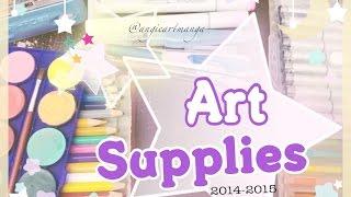 My Art Materials 2014-2015 ! 800 Subscribers!!