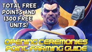 Total Free Points For FTP and How To Get 1300 Free Units | Point Farm Guide | Marvel Champions