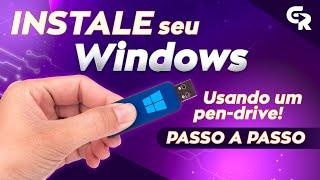 🟢 COMO INSTALAR WINDOWS DO ZERO USANDO UM PEN-DRIVE | Upgrade no PC do canal | episódio 19