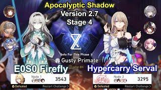 New Apocalyptic Shadow - Gusty Primate | Firefly Superbreak and Hypercarry Serval | HSR Version 2.7