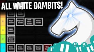 ULTIMATE Gambit Tier List For White | Chess Gambits