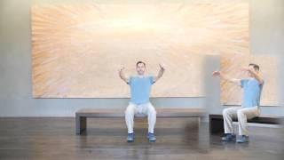 Tai Chi for Rehabilitation (TCR) - Cool Down in Sitting (Front and Side Views)