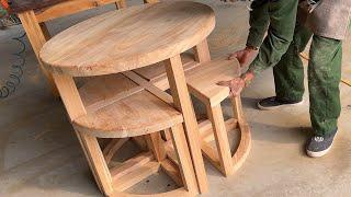Dining Table Ideas For Small Spaces // Build A Dining Table For 4 People