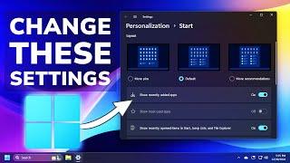 Windows 11 24H2 Settings That You Need to Change in 2025